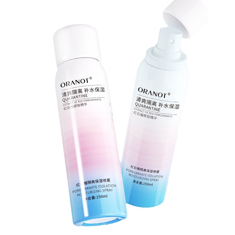Orano brand supply red pomegranate isolation spray with live makeup cosmetics wholesale
