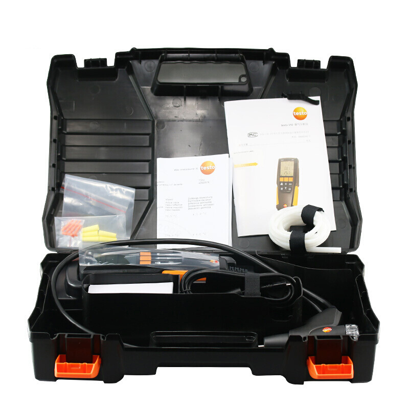 Flue Gas Analyzer Testo310 Gas Wall-Mounted Boiler Portable Boiler Gas Combustion Efficiency Analyzer