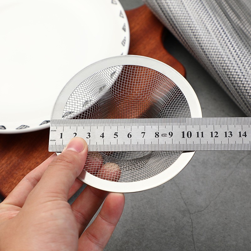 Round stainless steel pool floor drain Net 5/ 7/9/11cm straw hat floor drain net shower filter cover floor drain wholesale