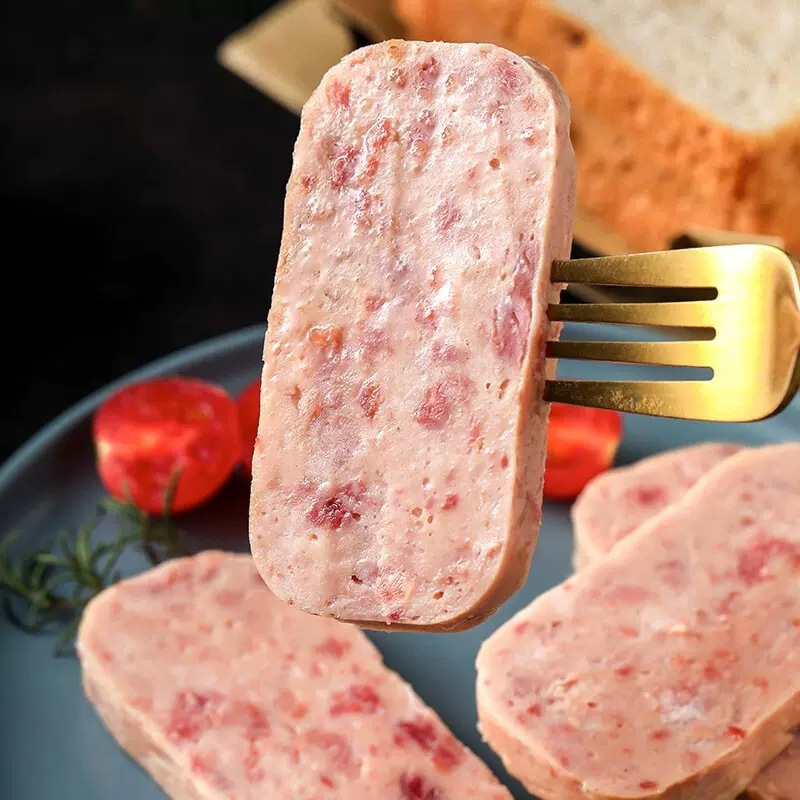 COFCO Merlin Ham Luncheon Meat Canned 340g Meat Stocking Cooked Food Reserve Food Wholesale Hot Pot Companion