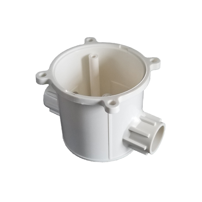 Fulimei Brand New Pvc 3C Material 16 Heightened Embedded Box Concealed Round Junction Box Commander Box One Pass Two Pass