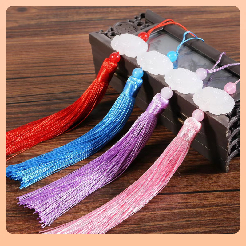 ➲ Mid-Autumn Festival Lantern Accessories Wooden Pole Imitation Bamboo Ring Wholesale DIY Rabbit Lantern Flower Lantern Double-Hole Ring Wind Chime Round Fan Material