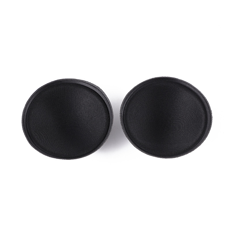 Factory Direct Supply Round Sponge Breast Pads, Intimates, Swimsuits, Yoga Wear, Bra Inserts, Hard Cotton Raw Edge Cup Pads