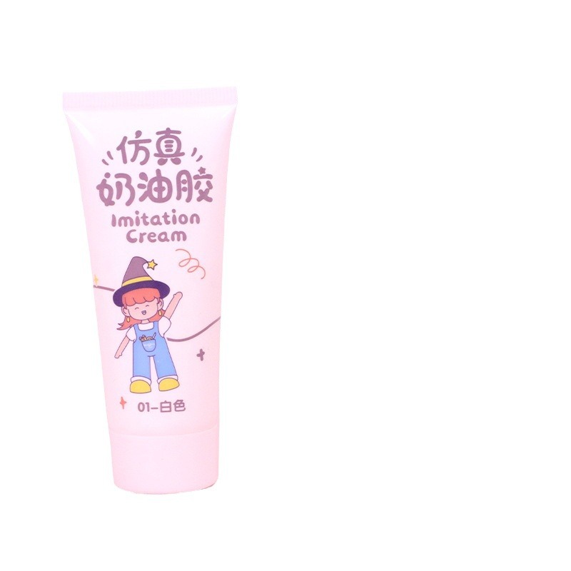 Environmental protection two-color cream glue simulation antifreeze diy mobile phone case stationery box storage box goo card fire paint cream glue