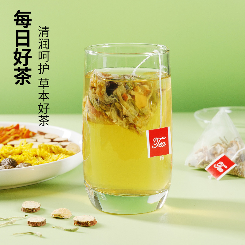 Fat Sea Chrysanthemum Monk Fruit Tea Bag Refreshing and Healthy Independent Tea Bag Combination Herbal Tea Dropshipping