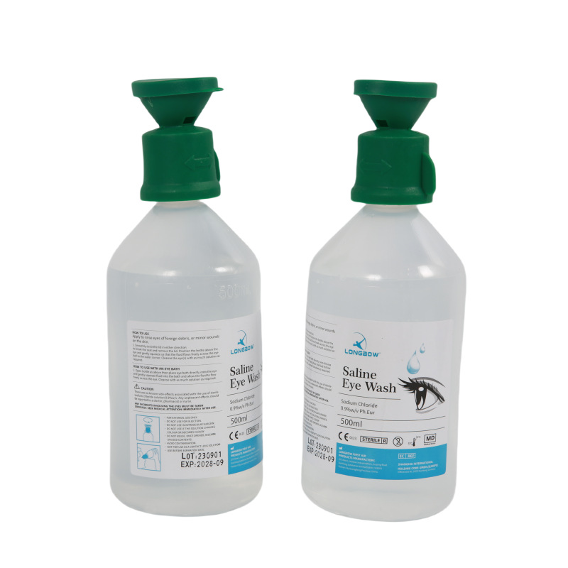 Portable Emergency Skin Washing Eye Wash suit Chemical Industry Eye Wash PH0.9% Sodium Chloride Solution