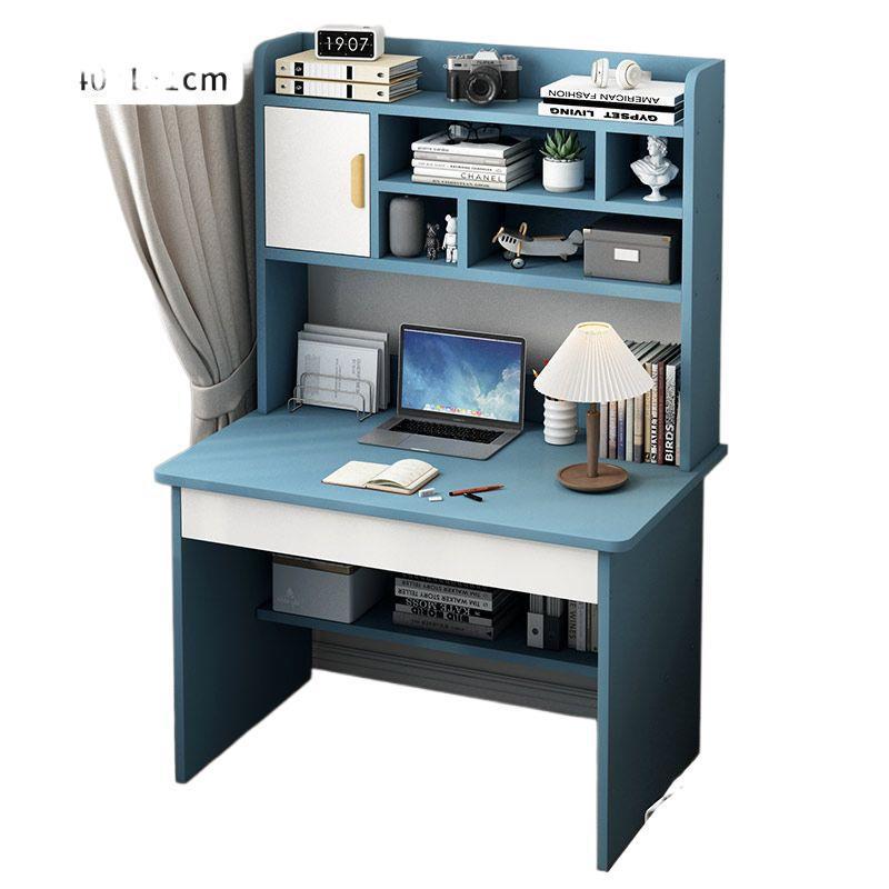 Junior Senior high school Student's Special Study Desk Bedroom Desk Simple Modern Home Desktop Integrated Bookshelf Computer Desk