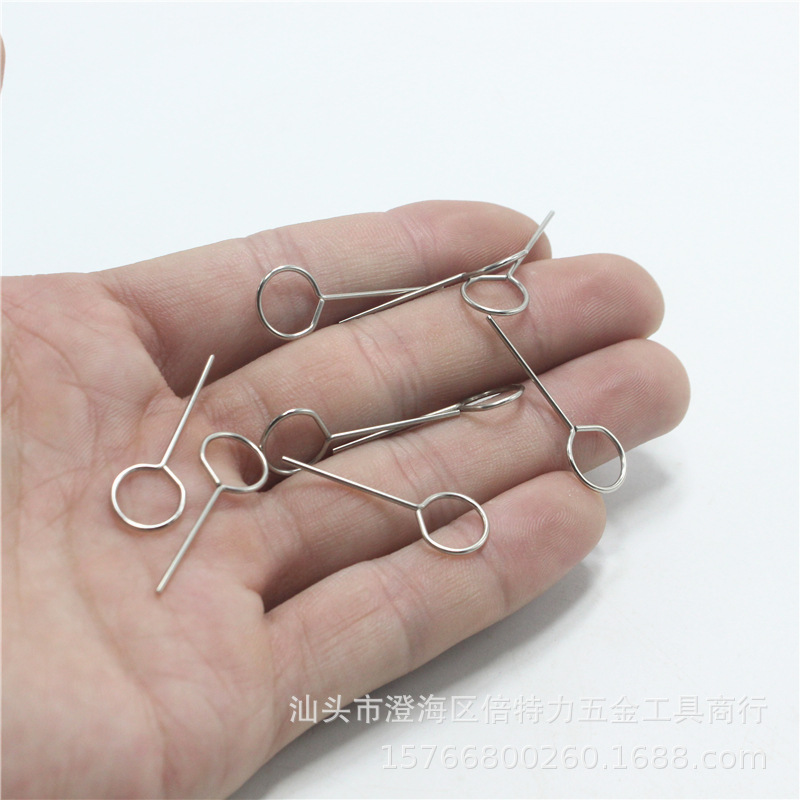 Creative card taking pin mobile phone tablet universal sim card inserting device highlight card taking pin integrated molding lengthened card taking pin