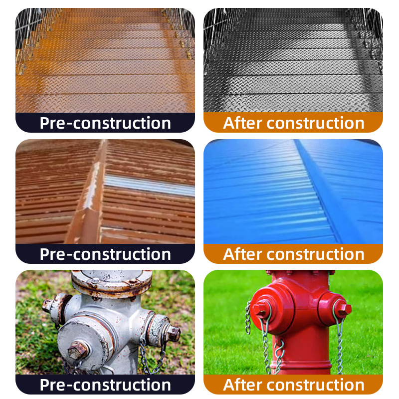 English version rust-free conversion agent rust-free color steel tile renovation special paint polishing-free rust-free water-based metal paint
