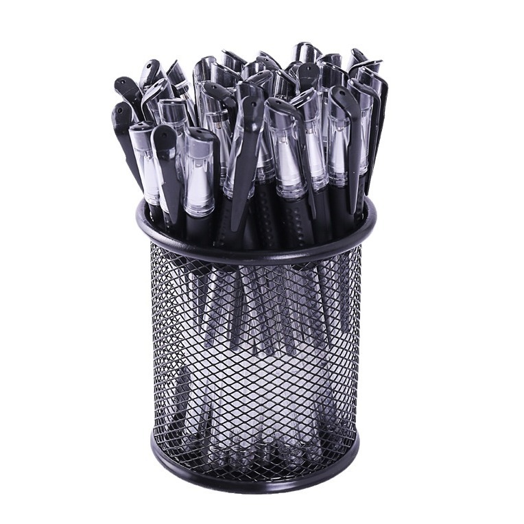 Office supplies European standard gel pen plastic student sign pen black 0.5mm bullet brush pen wholesale