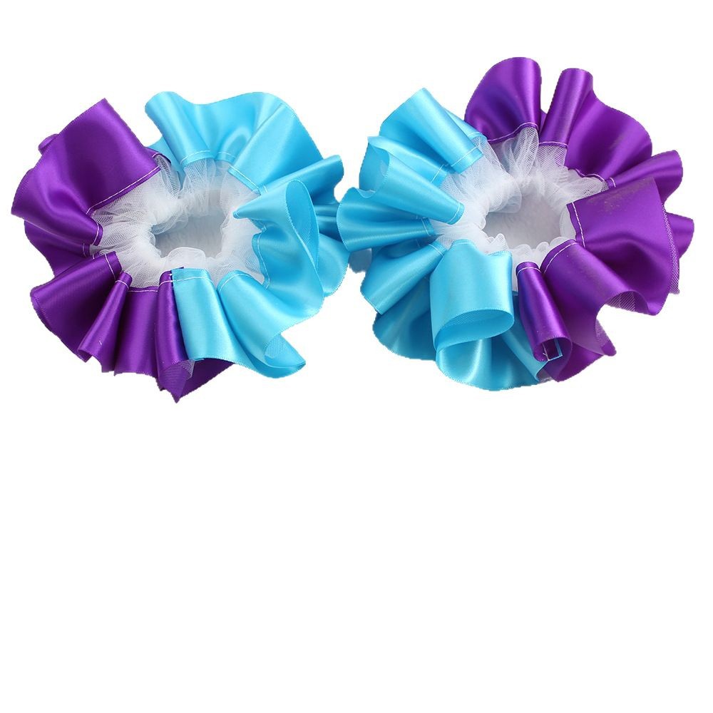 Cross-border Amazon explosions color pleated three-dimensional lace children's gymnastics dance performance tube socks Tutu