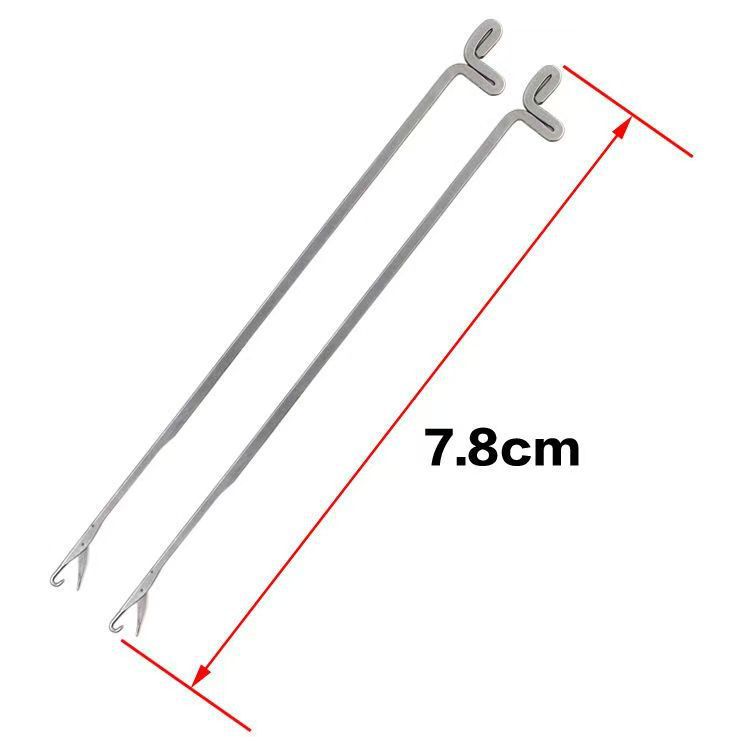 Wholesale Crochet small size Crochet Single Hook Bead Crochet Buddha Head Knitted Bead Piercing Tool Tee Crochet