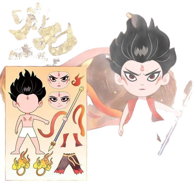 New style change sticker comes with adhesive quiet book handmade toy change game cut-free focus on hands-on