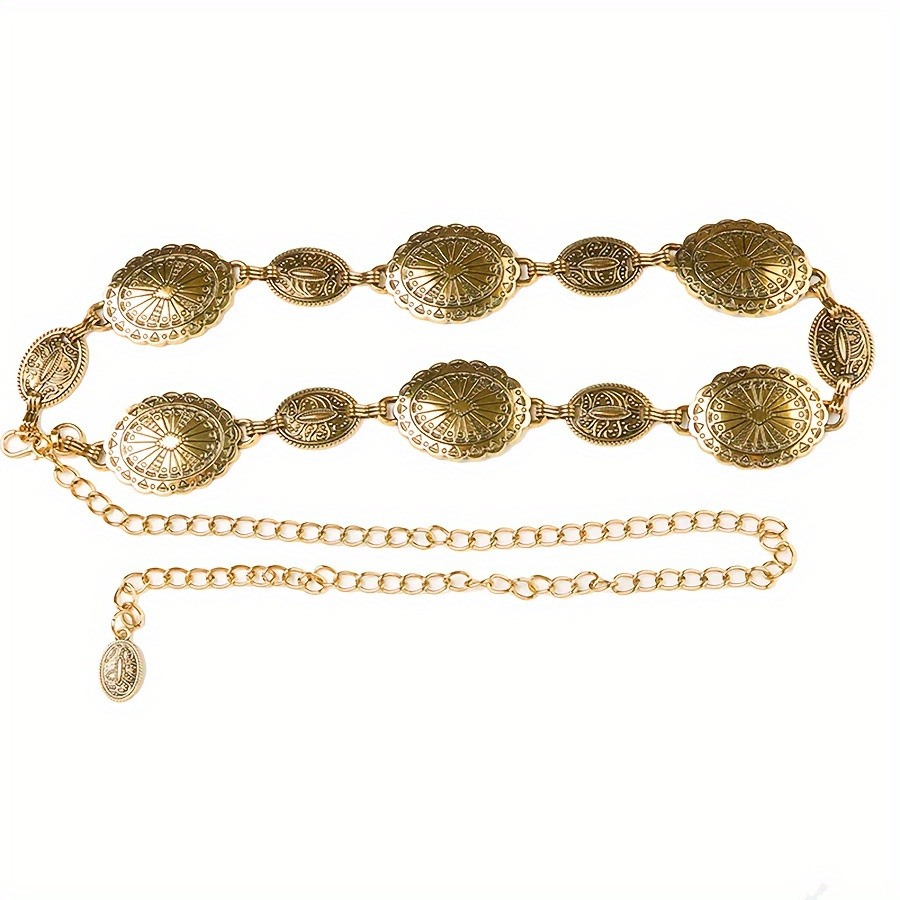 European and American Retro Metal Waist Chain Women's Waist Chain Fashion Accessories Butterfly Chain Versatile Belt Jewelry Wholesale