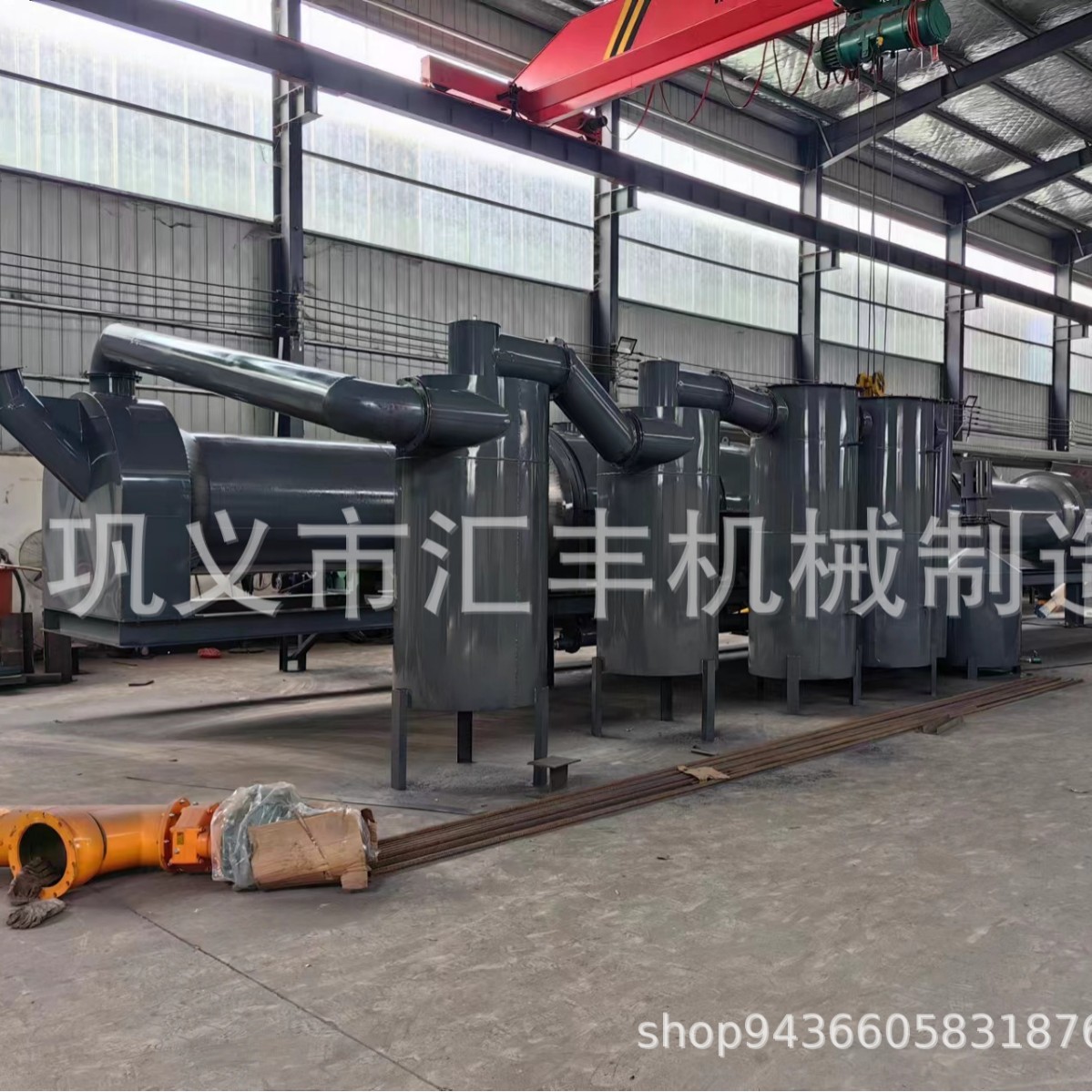 Electrofusion Aluminum Substrate Honeycomb Panel Straw Bark Carbonization Equipment Canister Paint Removal Furnace Carbonization Furnace Environmentally Friendly and Energy-Saving