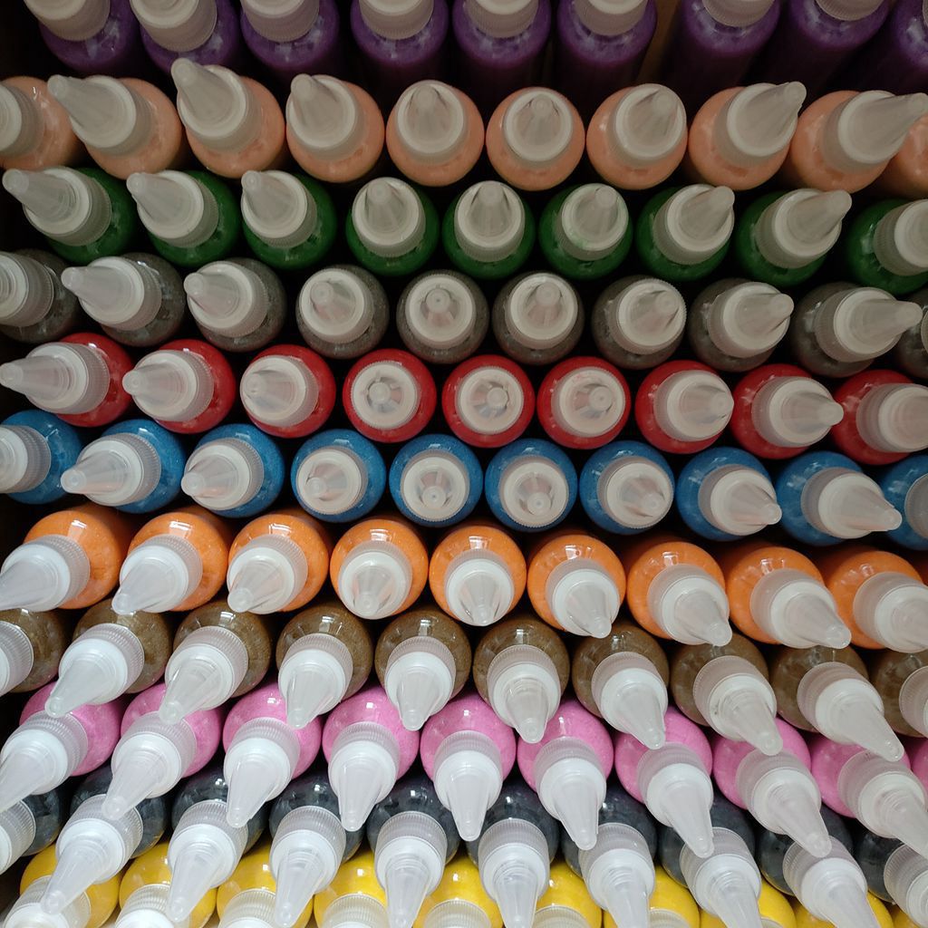 Colored Sand Bottled 50g Sand Painting Sand Cloisonne Enamel Children's Toys Sand Painting Hourglass Kindergarten Handicraft Workshop Children's Hand