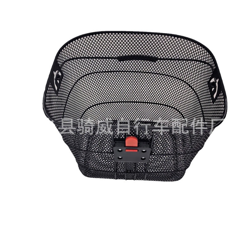 Bicycle Net Basket Mountain Bike Wire Orchid Folding Bike Basket Quick Disassemble