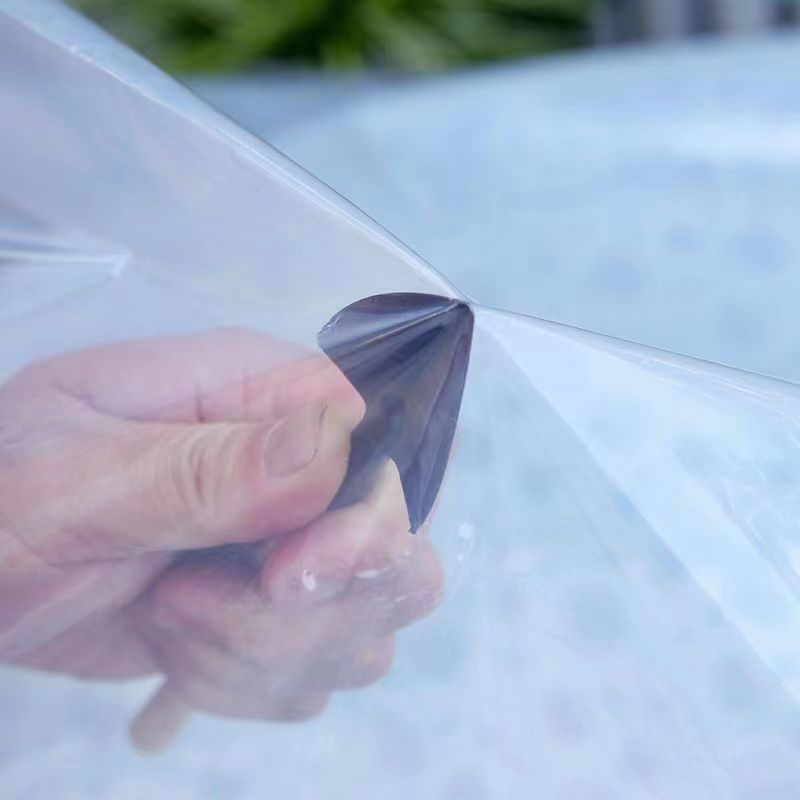 Transparent Tarpaulin Thickeneded Flower Greenhouse Insulation Plastic Film Export Amazon Cold-Proof Plastic Tarpaulin