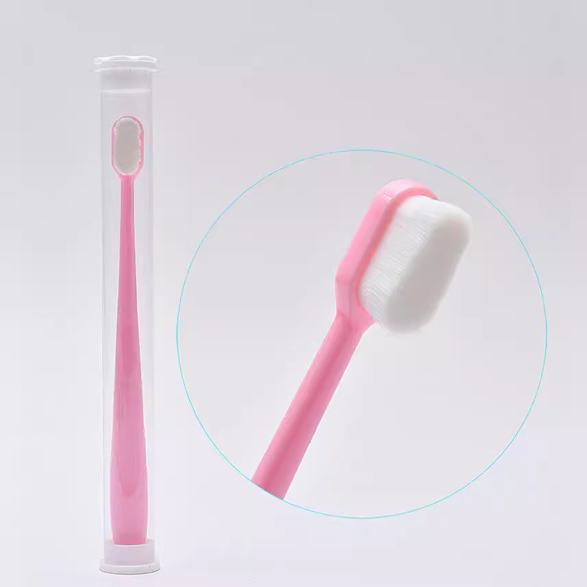Ten thousand hair pregnant women's confinement toothbrush fine soft hair adult ten thousand hair brush student home TikTok wholesale printable logo