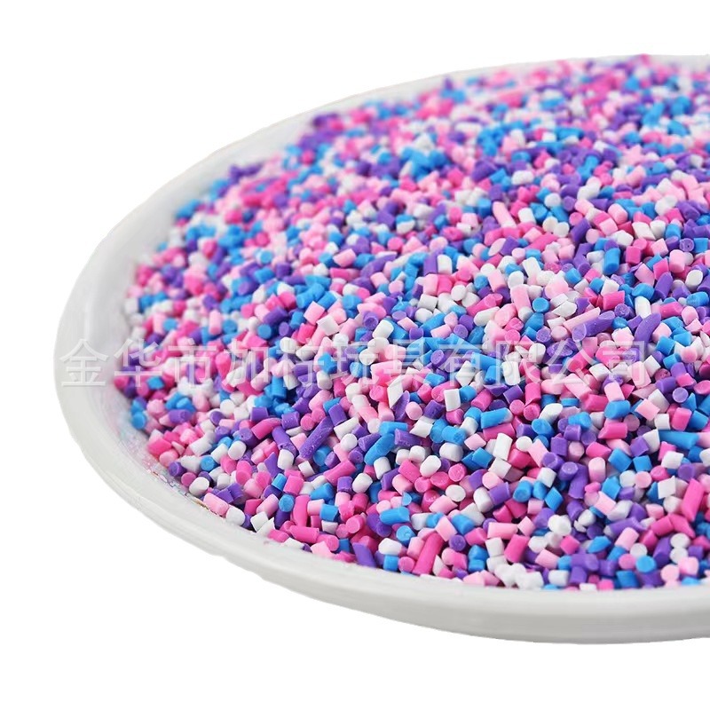 Colorful Soft Clay Slices, Imitation Chocolate Chips, Sugar Granules, Simulated Cake Decoration, DIY Handmade Accessories, Crystal Mud Filling