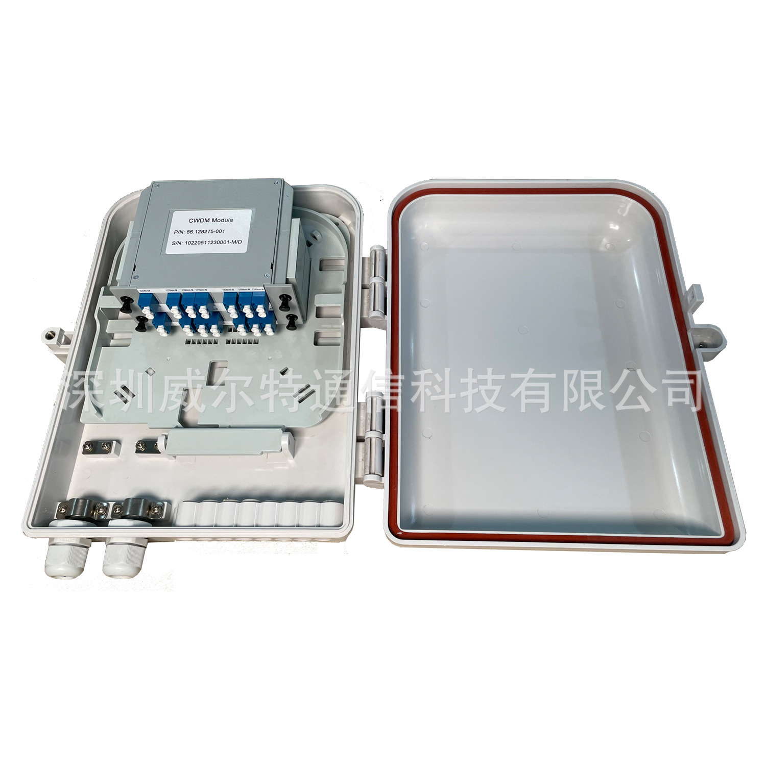 12 Channel Lgx Box Dual Fiber Coarse Wdm (Cwdm) Multiplexer/Demultiplexer Module