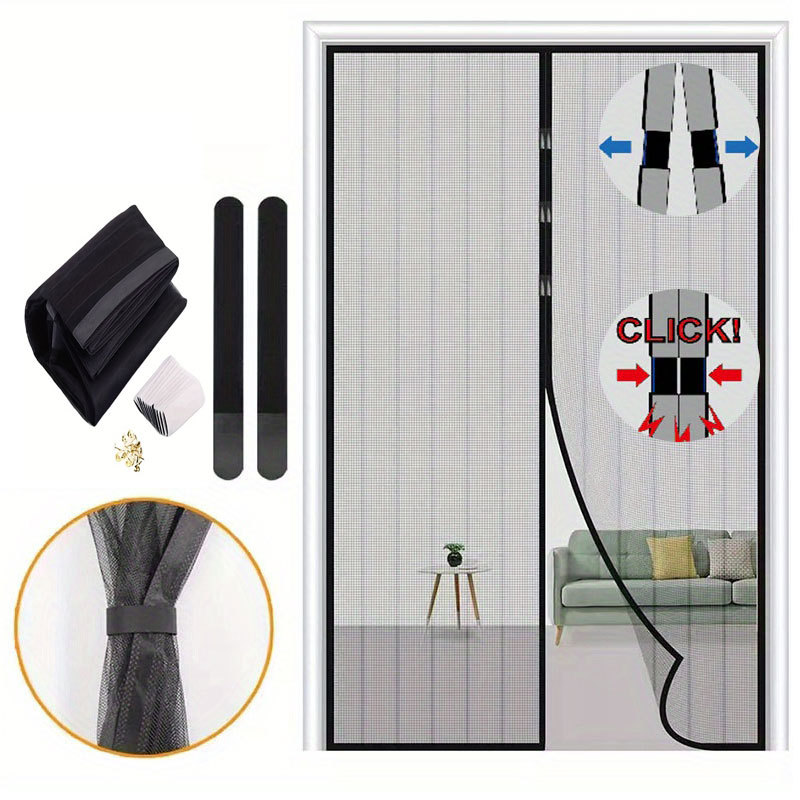 Magnetic Suction Door Curtain Magnetic Strip Anti-mosquito Door Curtain Magnetic Soft Yarn Door Curtain Anti-mosquito Yarn Door Curtain Anti-mosquito Door Curtain Kitchen Door Curtain