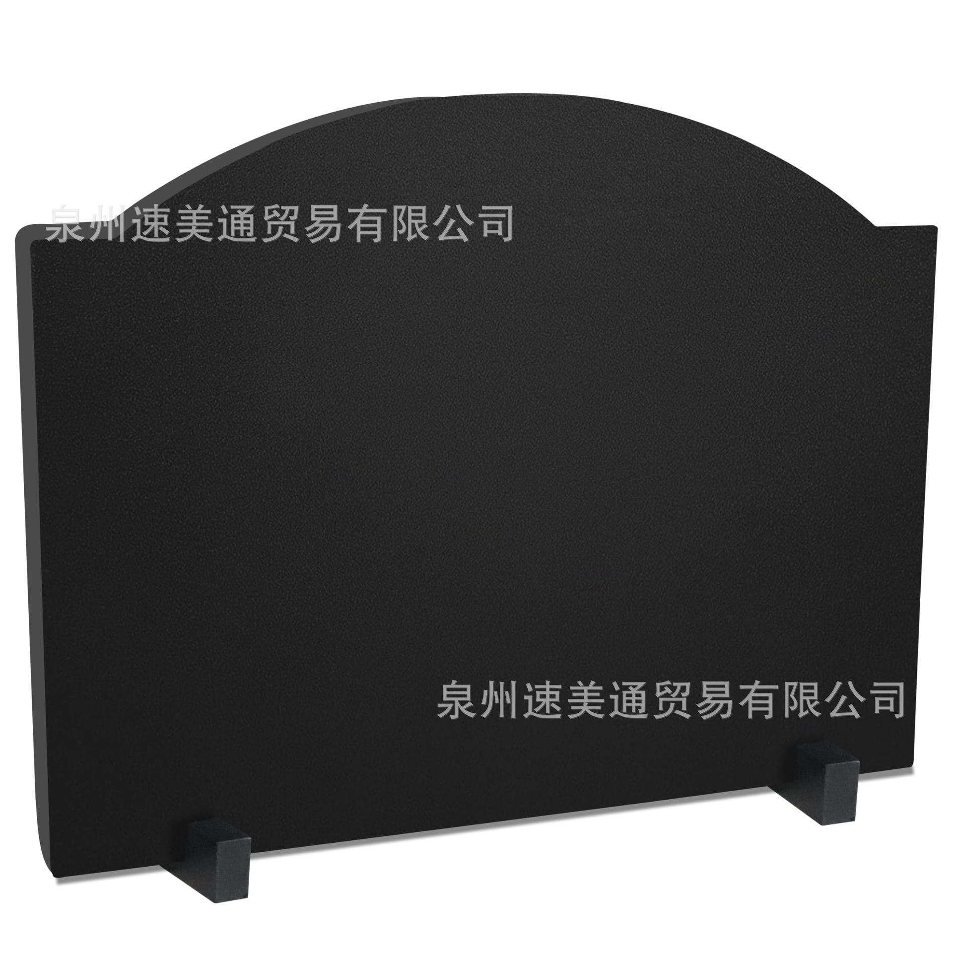 22-inch fireplace rear fire-iron fireplace rear panel with feet | fireplace wall protection black fireproof insulation board