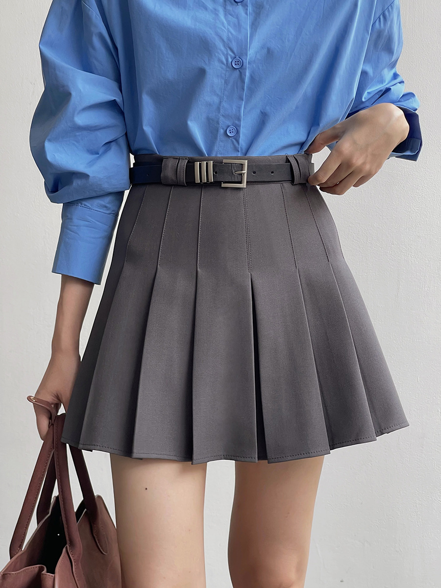 [Основная рекомендация] Плиссированная юбка для частной школы Сеула, высокая талия, облегающая, короткая юбка, новая юбка лета для женщин N127B