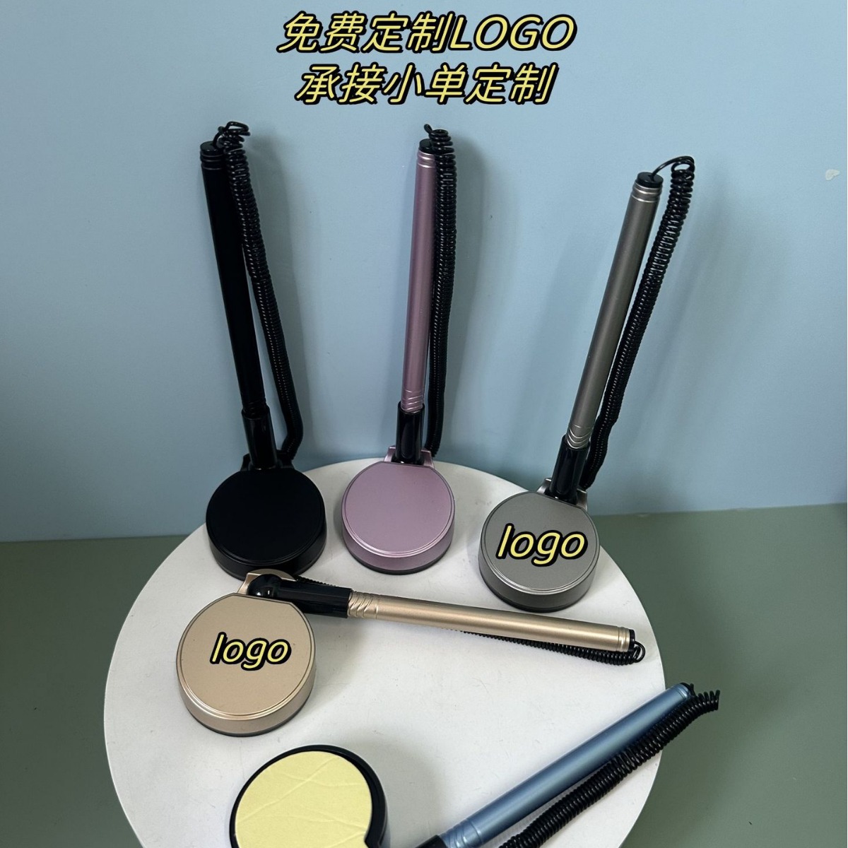 Desk pen ballpoint pen desktop gel pen enterprise front desk office stationery gel pen signature pen