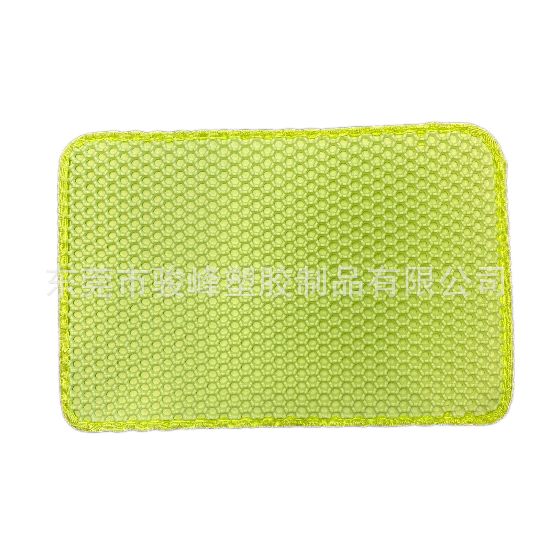 Eva Waterproof and Odor-Proof Cat Litter Mat, Extra Large Cut Out Anti-Removal Cat Litter Box, Washable Pet Floor Mat, Non-Slip