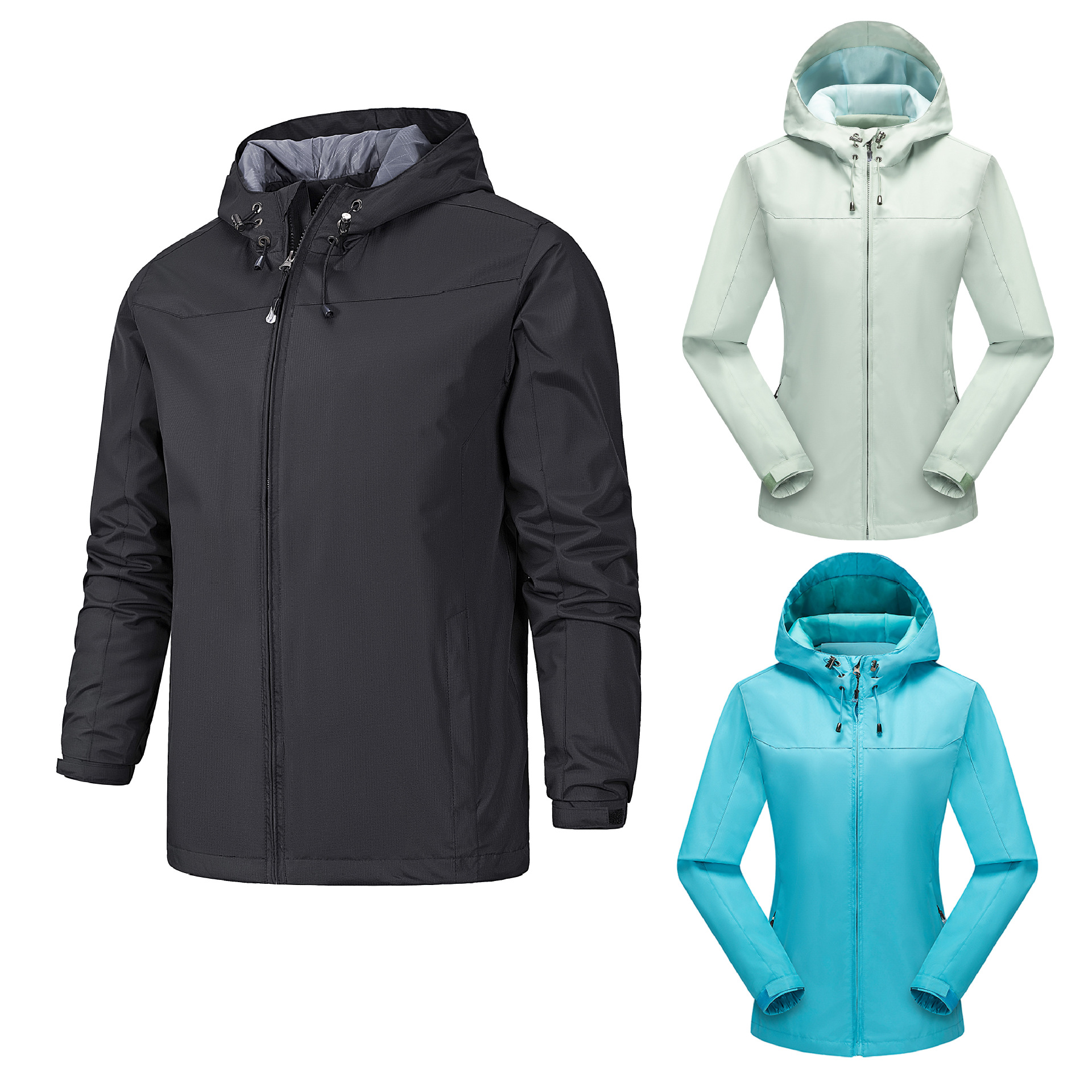 Lightweight Outdoor Jacket for Men and Women, Couple Style, Windproof and Waterproof Windbreaker, Mountaineering Clothing, Unisex for All Seasons