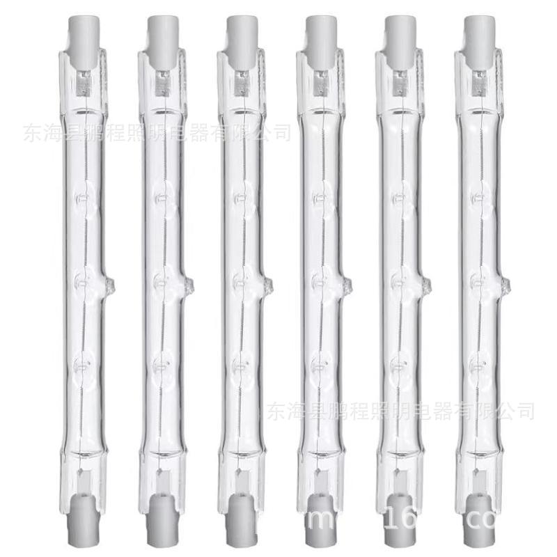 Class C R7S double-ended halogen lamp tube J78J118J189 iodine tungsten lamp tube R7S floodlight dimmable heating tube