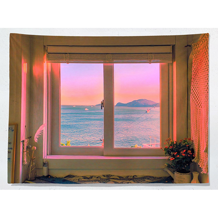 Cross-border Amazon tapestry tapestry Nordic ins hanging cloth blanket live background cloth decorative hanging painting factory outlet
