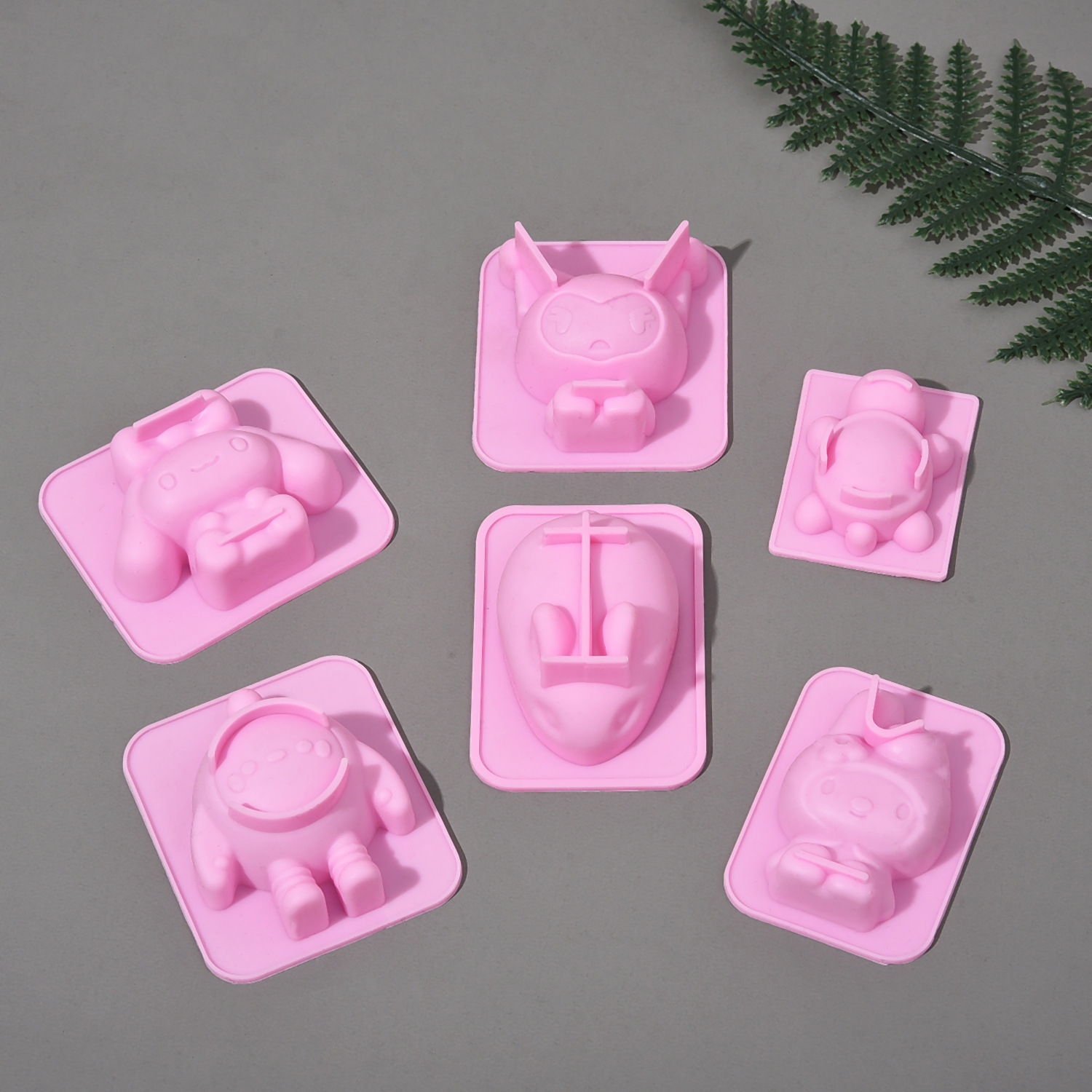 Manufacturer's DIY Cartoon Stitch and Kuromi Egg Cake Mold Set Handmade Toy