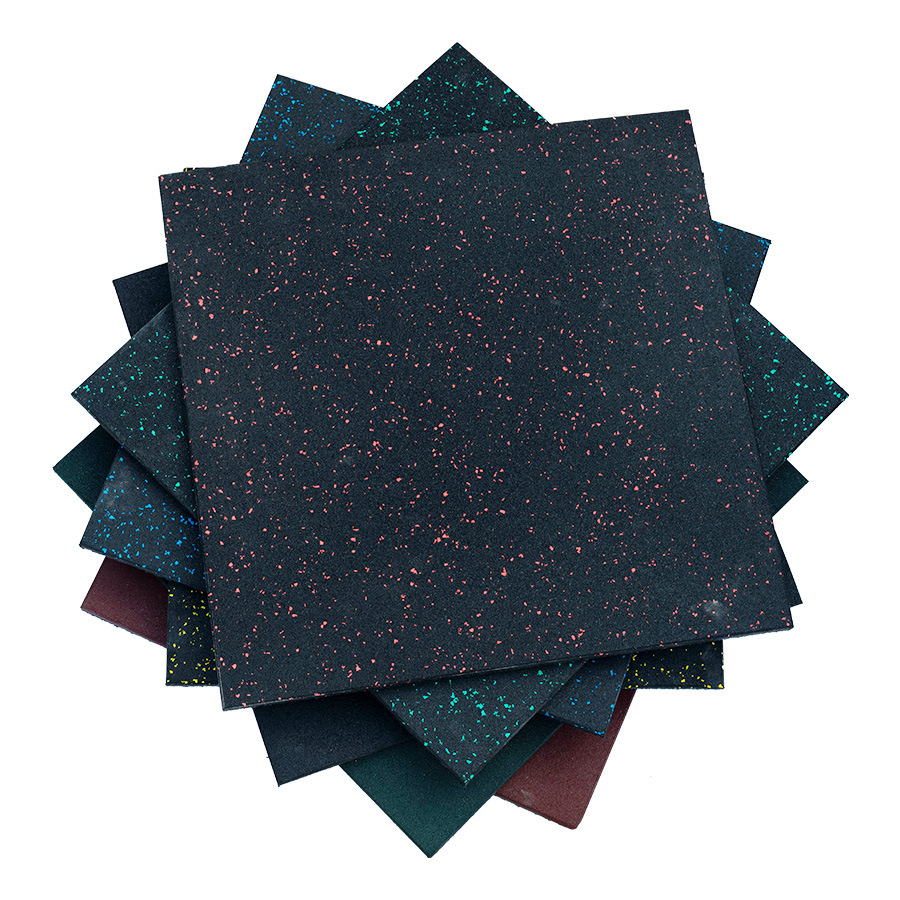 Gym Rubber Floor Mats, Strength Area Equipment Shock-Absorbing Mats, Indoor Soundproofing Mats, Gym Floor Mats, Rubber Floor Mats
