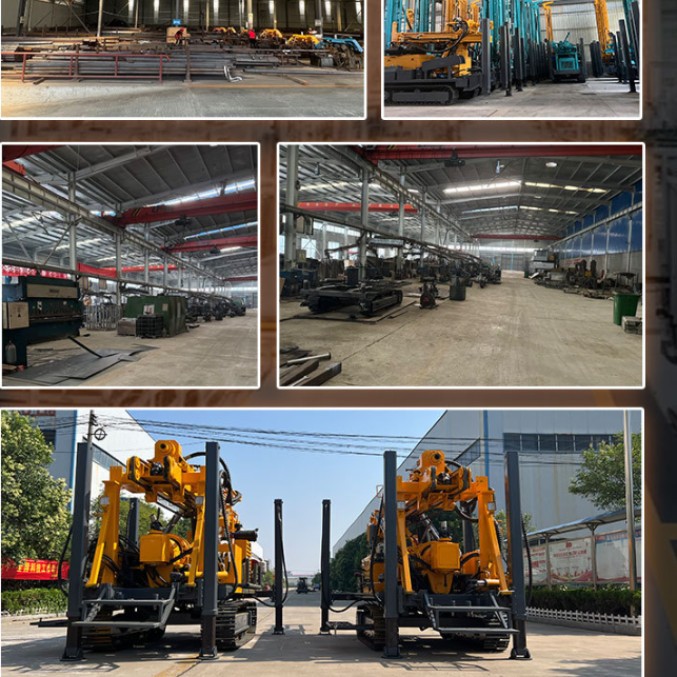 Hydraulic Water Well Drilling Rig Large Wheel Well Drilling Equipment Cross-Border 200m Water and Gas Dual-Use Hydraulic Drilling