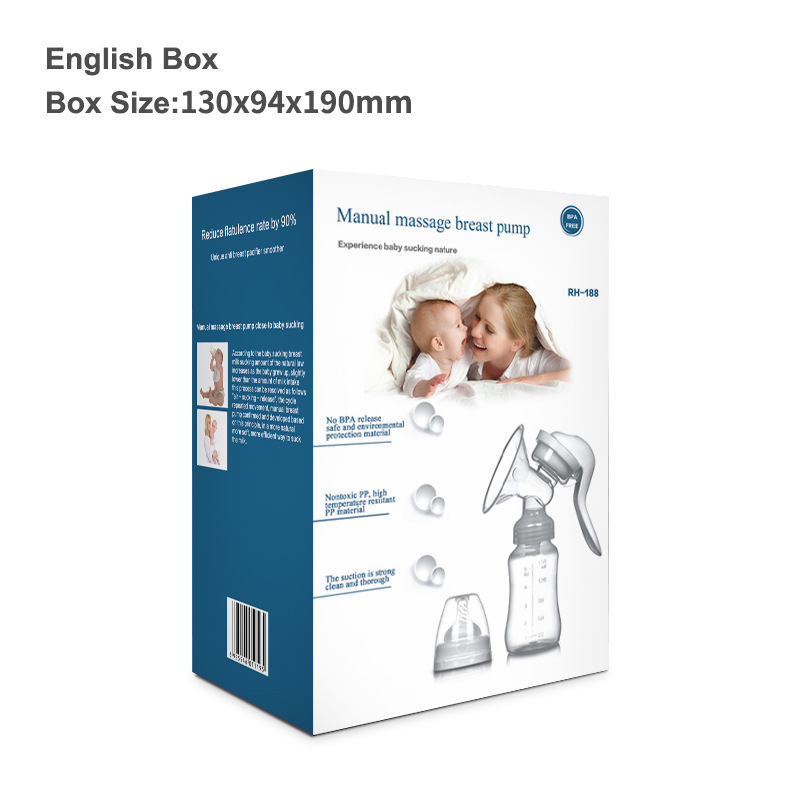 Apurberry Rabbit Manual Breast Pump Suction Large Maternity Products Milking Breastfeeding Breast pump