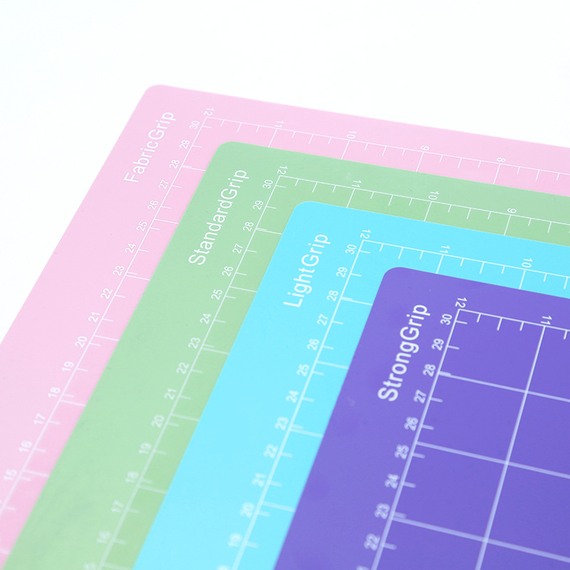 Cutting lettering machine backing plate 12*12 sticky backing plate suitable for cricut cutting backing plate cutting lettering machine transparent color backing plate