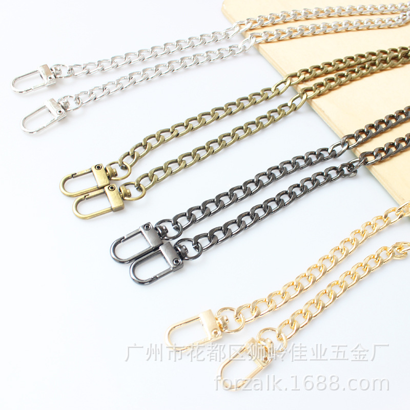 Цепочка для сумки шириной 8мм, горячая распродажа, плоская цепочка 2.0 с трехточечной пряжкой