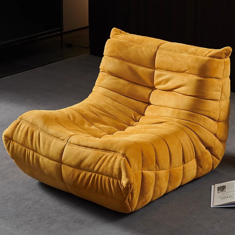 Compressed Sofa Caterpillar High Density Full Sponge Lazy Compression Sofa Single Chair Balcony Living Room
