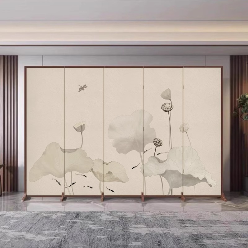 Screen partition living room entrance is opposite the door porch hotel lobby private room office hotel high-end mobile folding