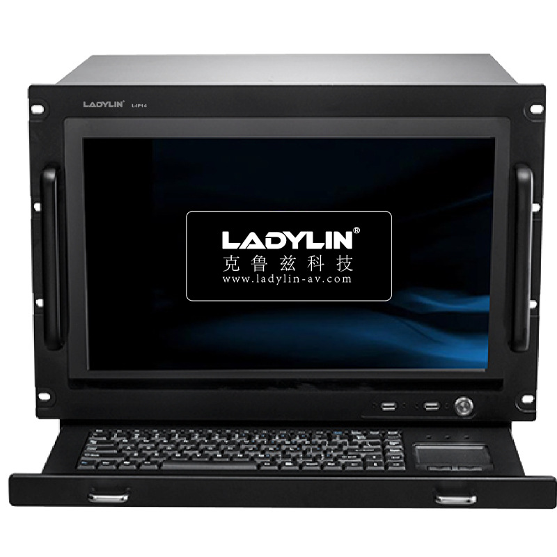 Network Broadcasting Server 15inch Touch Screen Computer Server Industrial Control All-In-One Machine Ip Mobile Workstation