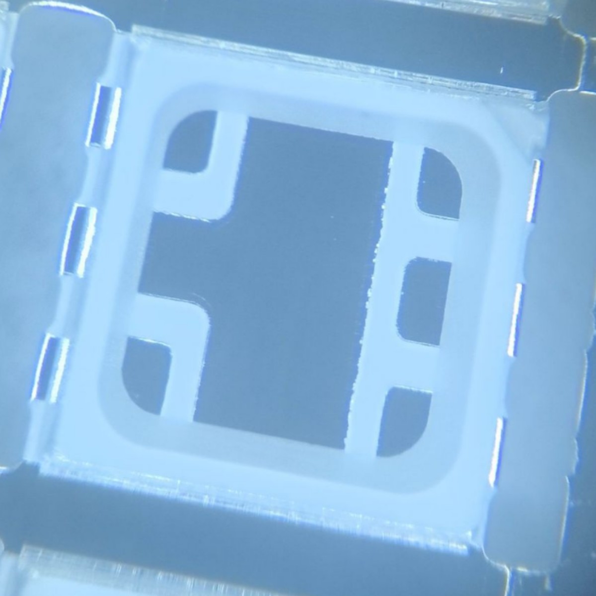 Dongguan LED patch bracket manufacturers produce and sell 75 wide 3030RGB square cups of red copper PCT material