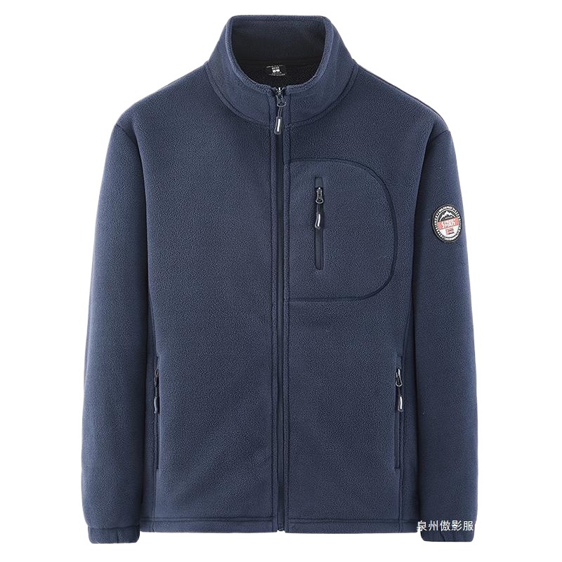 Cross-border wholesale cross-border wholesale 2023 autumn and winter new men's fleece jacket sweater coat plus one-piece delivery