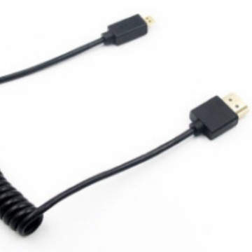 hdmi PU spring line miniHDMI spring line microHDMI spring line OD3.2 4K camera line