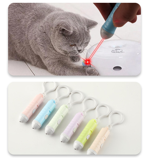 Tease cat artifact infrared single point Macaron color laser pointer