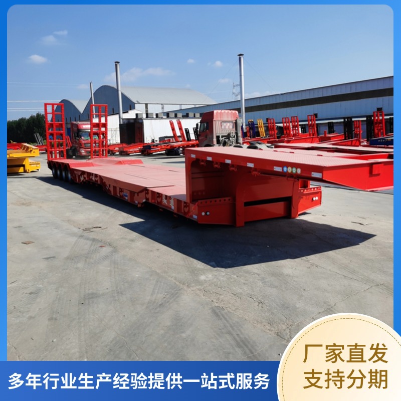 Низкорамный полуприцеп для транспортировки инженерной техники, экспортная цена на полуприцепы с крюковой машиной