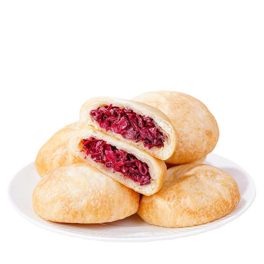 Dongba Fresh Flower Cake Yunnan Specialty Rose Cake Bulk Multi-flavor Pastry Snacks Wholesale