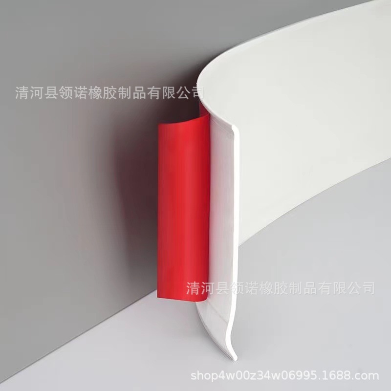 PVC skirting line self-adhesive 10CM home decoration wall corner trim strip open-fitting flat stickers skirting soft line wall edge sticker