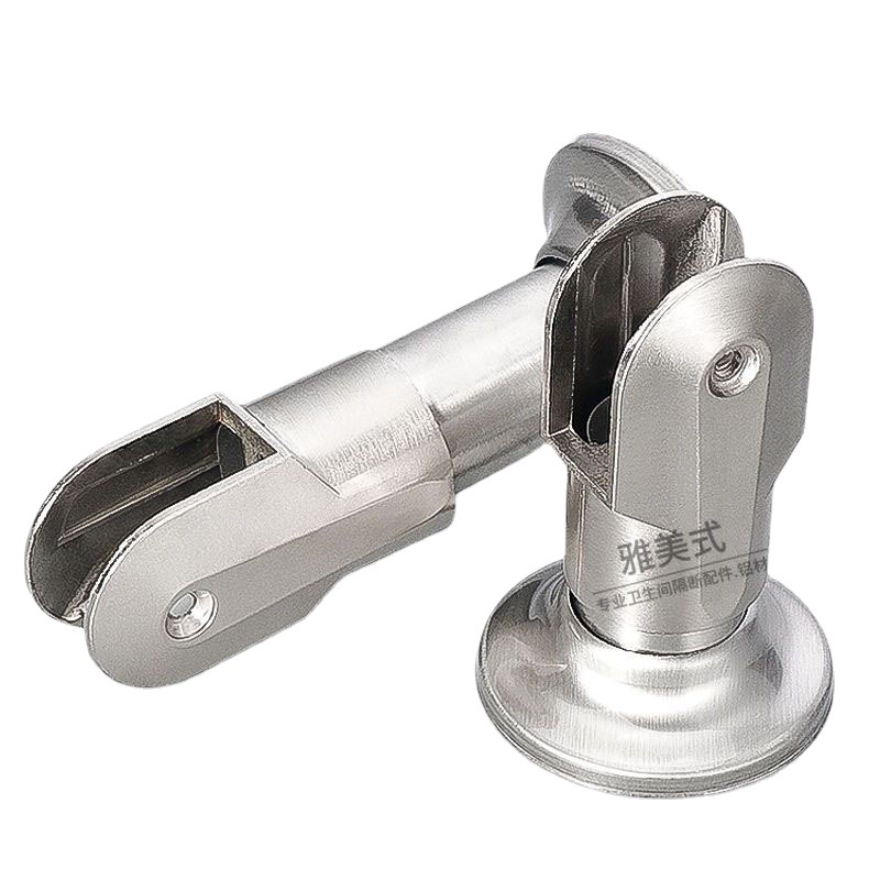 Public toilet support foot toilet partition hardware accessories Partition Support foot stainless steel bracket foot splint foot